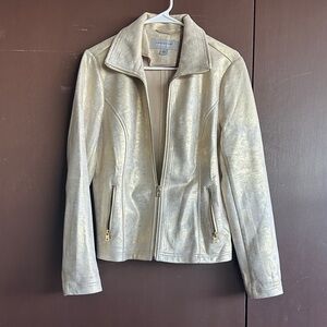 Marc New York Gold Women's Leather Jacket